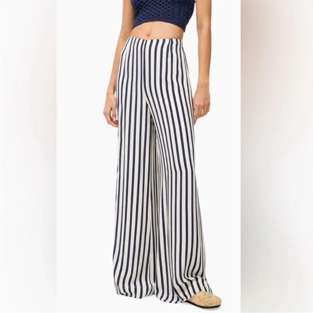 NWT STAUD Luke Stripe Pants